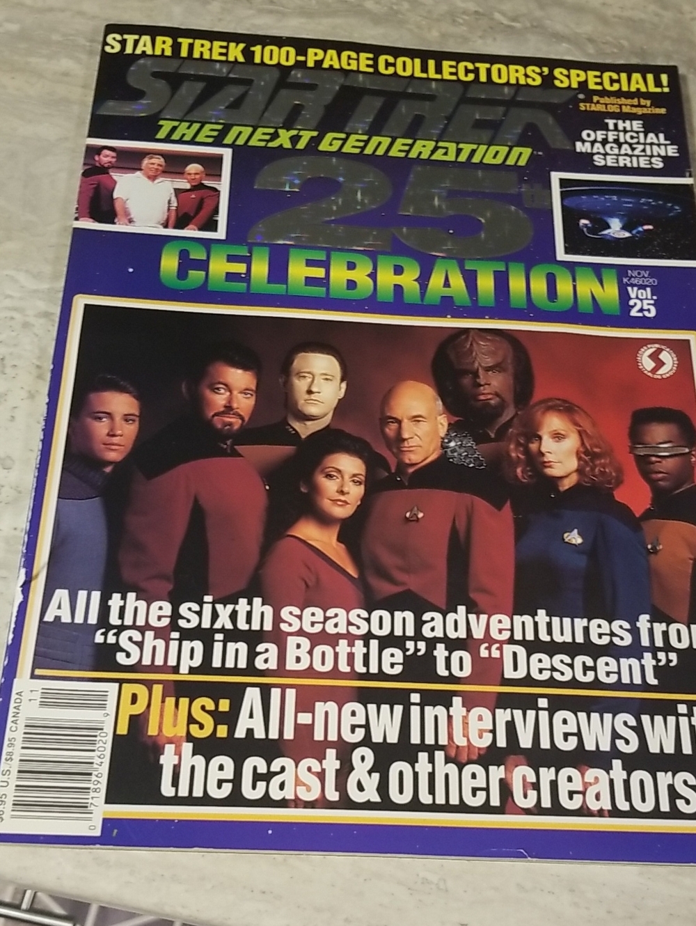 Star Trek The Next Generation 25th Celebration Magazine